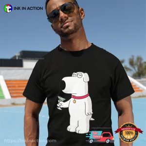 Custom Brian Griffin Graphic, Family Guy T shirt 4