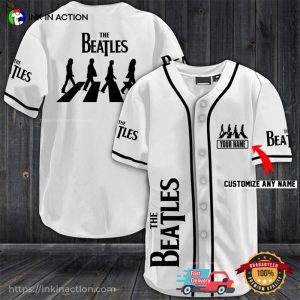 Custom The Beatles Rock Band Baseball Jersey