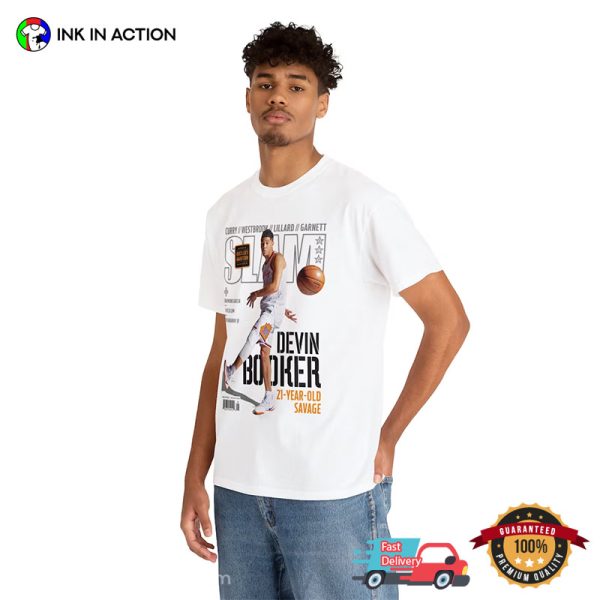 Devin Booker SLAM Magazine Poster T-shirt