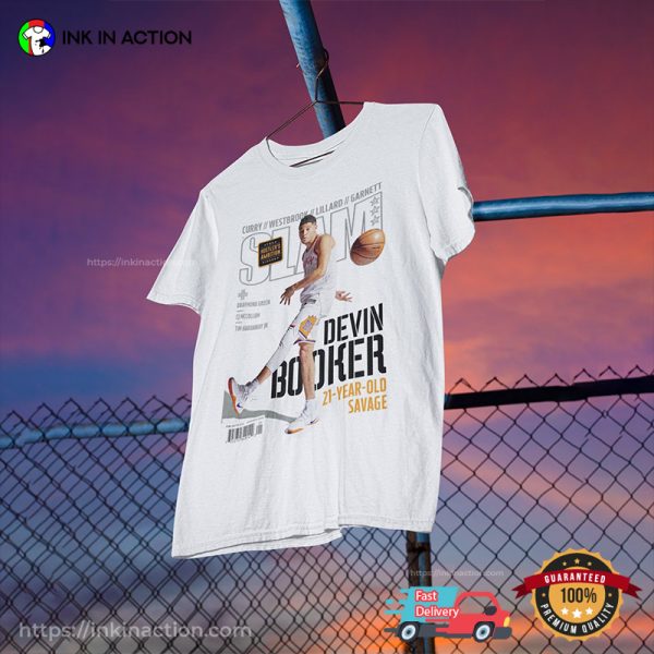 Devin Booker SLAM Magazine Poster T-shirt