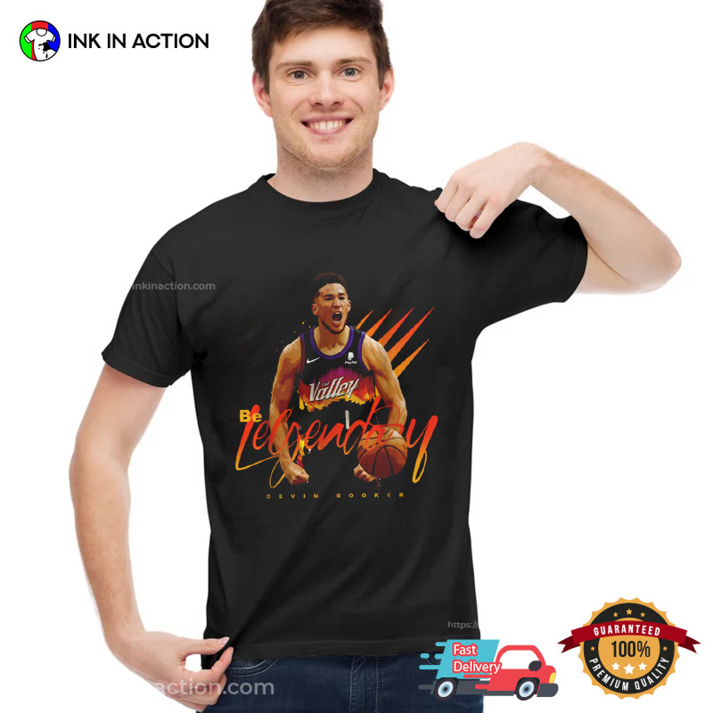 Devin Booker Shirt Basketball Player Vintage Graphic - Anynee