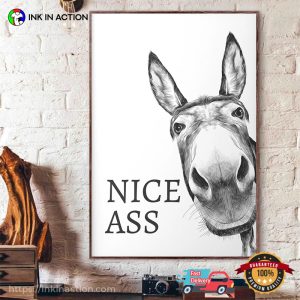 Donkey Nice Ass Bathroom Posters Funny