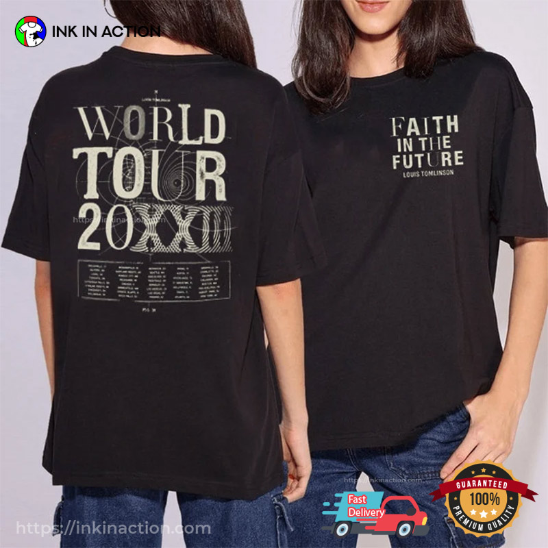 Faith In The Future World Tour 2023 Louis Tomlinson Shirt - Ink In