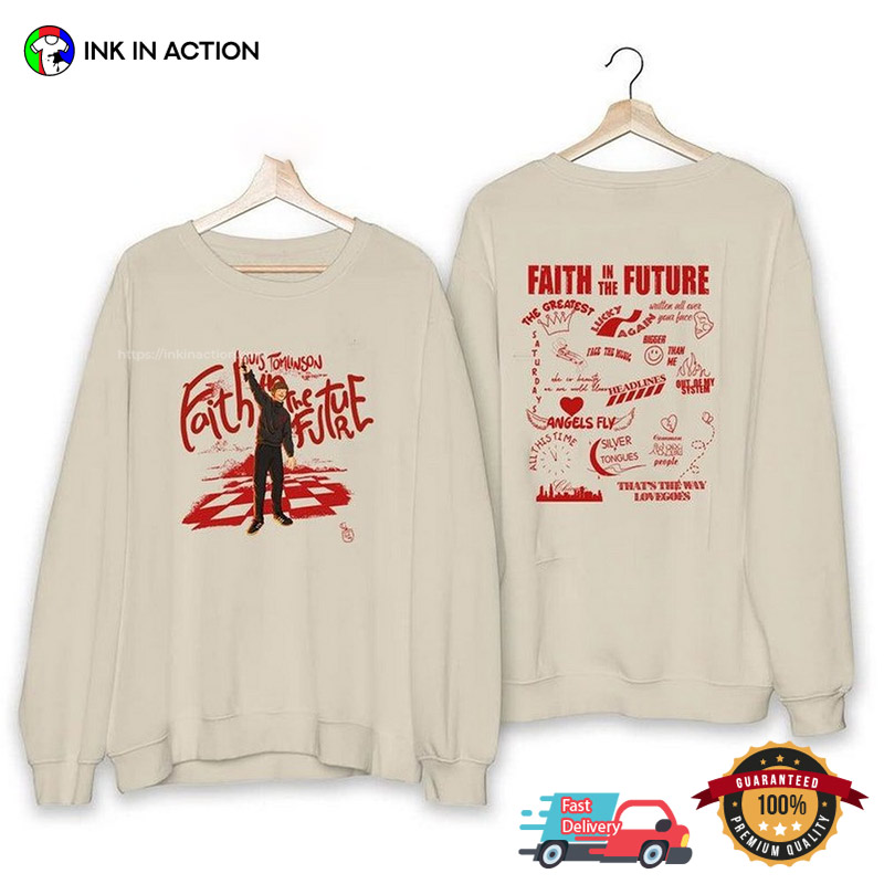 Faith In The Future Louis Tomlinson Unisex Shirt, Faith In The Future Album  TrackList Shirt, Louis