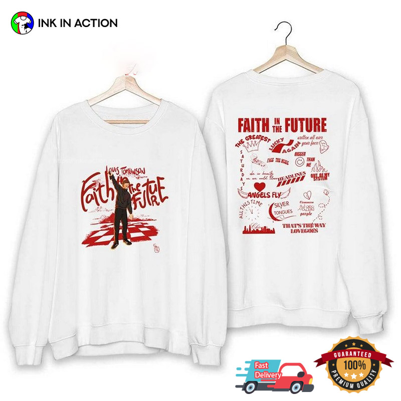 Louis Tomlinson Merch Faith In The Future Tour 2023 Shirt - Ink In