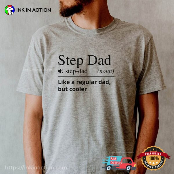 Funny Step Dad Definition Shirt, Gifts For Stepdad