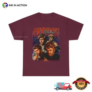 GEORGE MICHAEL Graphic 90's Limited Tee 2