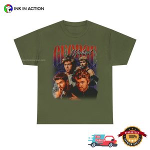 GEORGE MICHAEL Graphic 90's Limited Tee 3