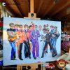 George Michael Party Original Fan Art Poster
