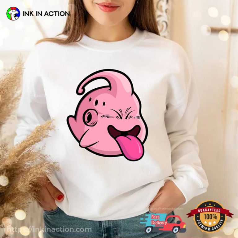 Good Boo Cute Face Majin Buu Dbz Shirt - Print Your Thoughts. Tell Your 