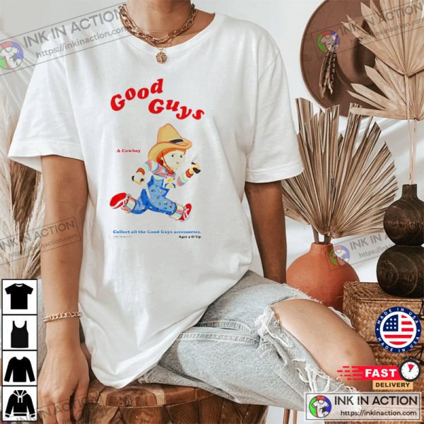 Good Guys Cowboy Child’s Play Chucky Shirt