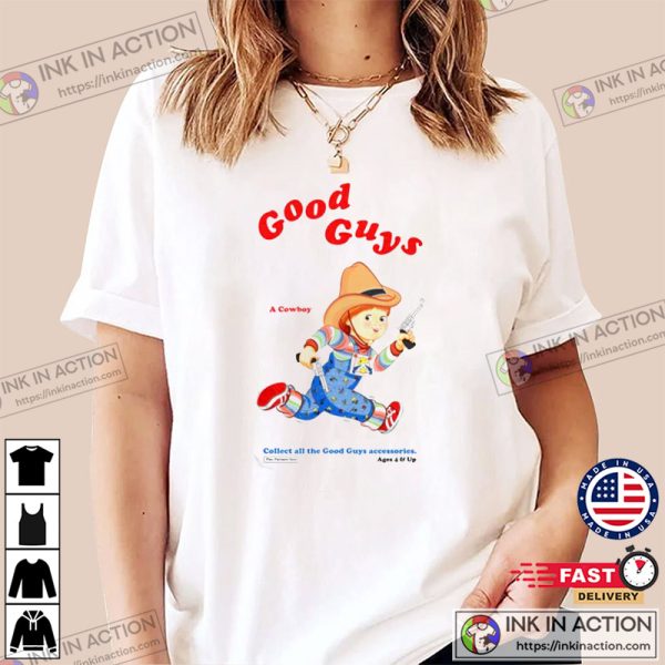 Good Guys Cowboy Child’s Play Chucky Shirt