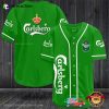 Green Carlsberg Baseball Jersey
