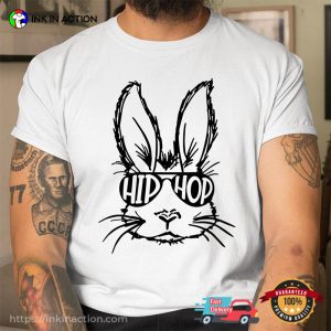 Hip Hop Bunny Face With Sunglasses Easter Day Shirt