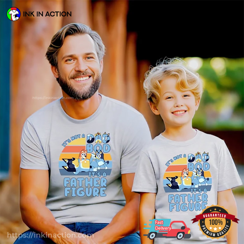 Father'S Day Bluey Dad Bandit Heeler Family Shirt