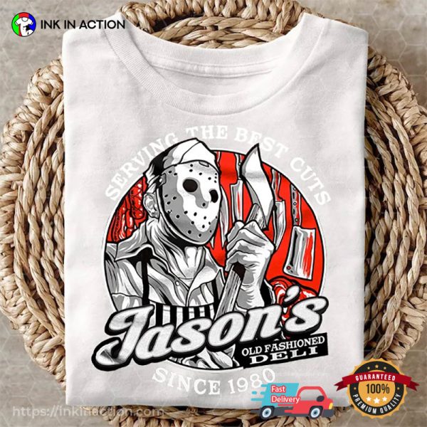 Jason Vorhees Serving The Best Cuts Halloween T-shirts For Adults