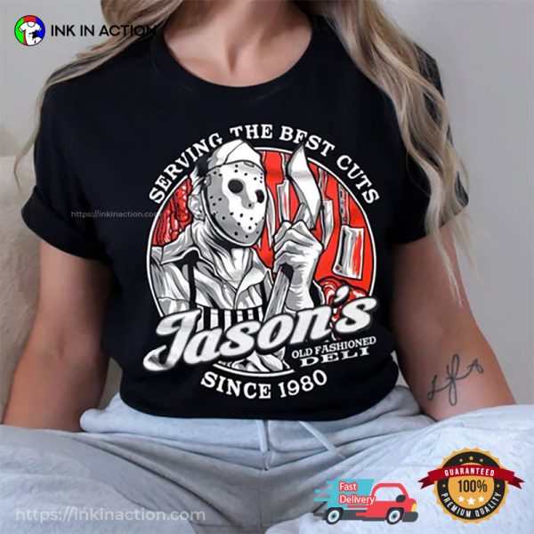 Jason Vorhees Serving The Best Cuts Halloween T-shirts For Adults