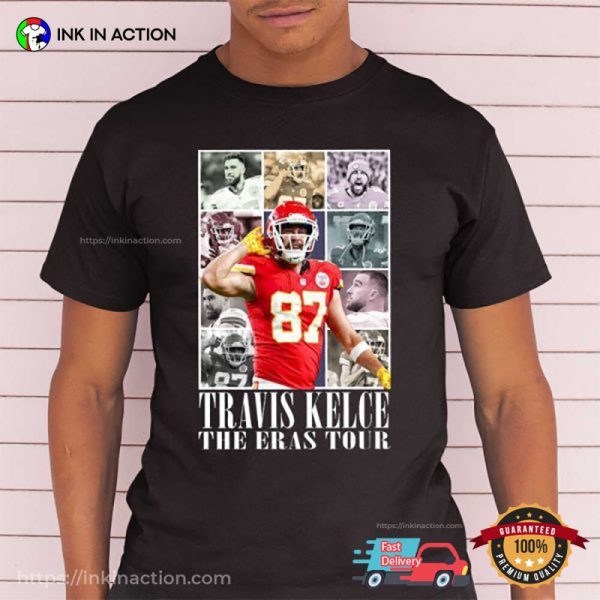 Kansas City Chiefs, Travis Kelce The Eras Tour 2023 T-Shirt