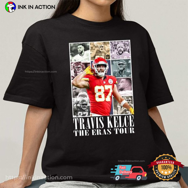 Travis Kelce Signature Kansas City Chiefs Shirt - High-Quality
