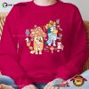 King And Mushroom Bluey Family Shirt, Bluey Cartoon Merch