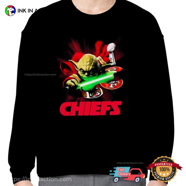 Kansas City Chiefs Master Yoda Art T-shirt