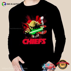 Kansas City Chiefs Master Yoda Art T-shirt