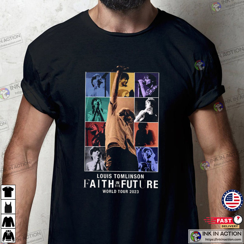 Louis Tomlinson Faith In The Future World Tour 2023 Poster Shirt