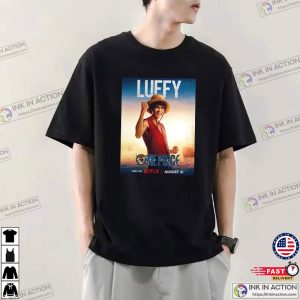 Luffy One Piece Live Action Netflix Poster Shirt