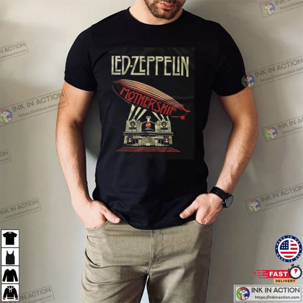 Led Zeppelin Mothership Rock Song T-shirt