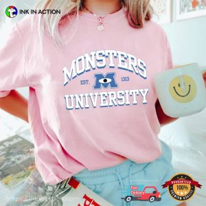 Monsters University Comfort Colors Shirt, monsters inc merch