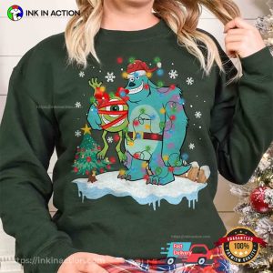 Mike And sully monsters inc Merry Xmas Comfort Colors Tee