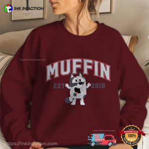 Muffin Cupcake Heeler EST 2018 Shirt. Bluey Cartoon Merch