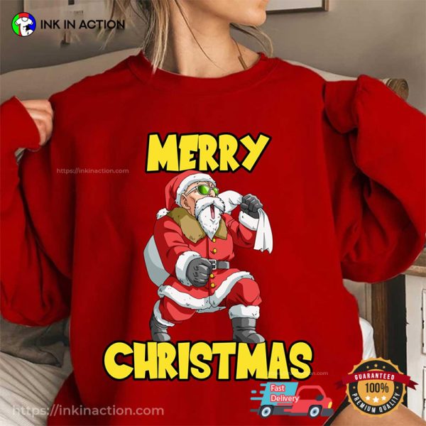 Master Roshi Dragon Ball Merry Christmas Shirt