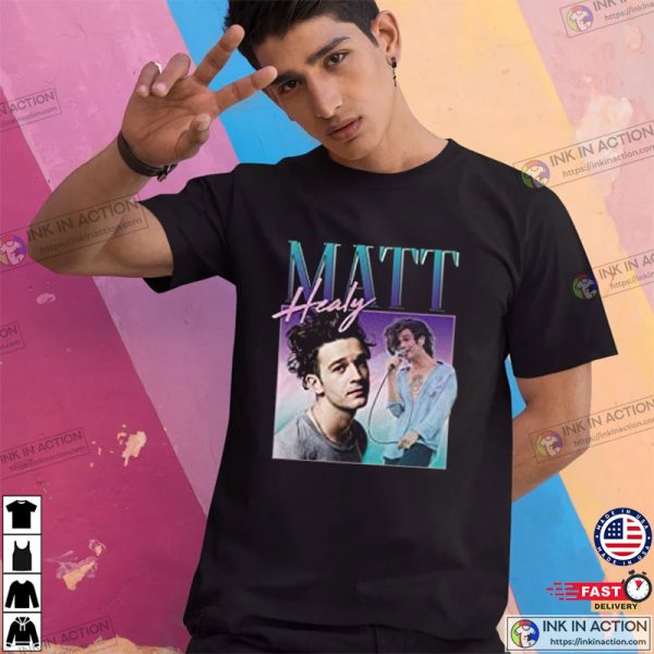 Matty Healy Homage Top 1975 Singer, Gift For Fan