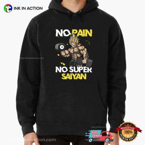 No Pain No SSG Vegeta Workout Dragon Ball Unisex T-Shirt