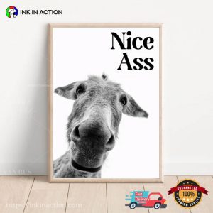 Nice Ass donkey ass bathroom Poster 2