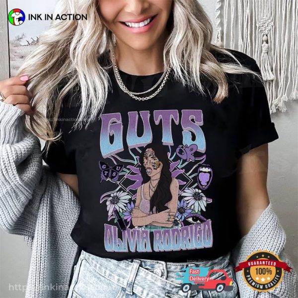Olivia Rodrigo GUTS Fan Aesthetic Comfort Colors Shirt