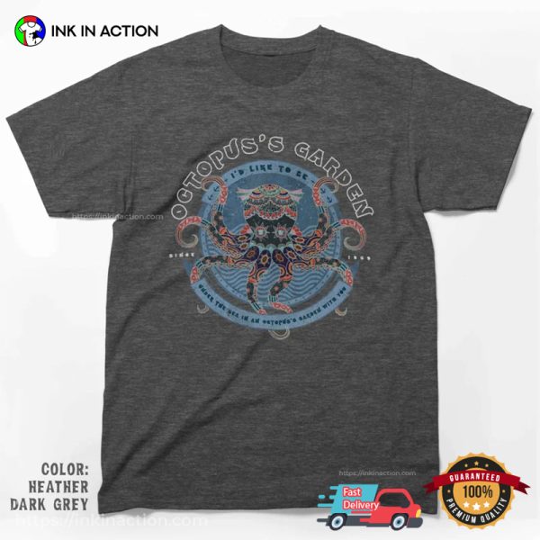 Octopus’s Garden Song The Beatles Tee Shirt