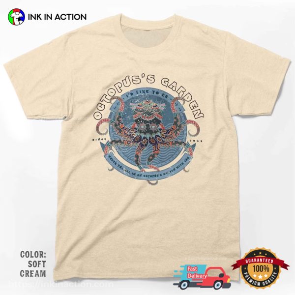 Octopus’s Garden Song The Beatles Tee Shirt