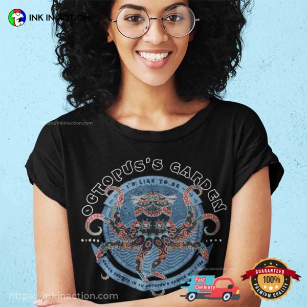 Octopus’s Garden Song The Beatles Tee Shirt