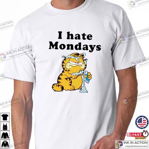 Official Garfield I Hate Mondays T-shirt