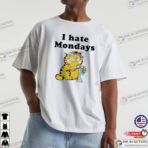 Official Garfield I Hate Mondays T-shirt