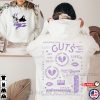 Olivia Rodrigo Album GUTS Playlist 2 Sided Shirt