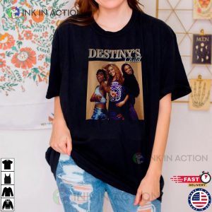 Original destinys child girl Music Band T Shirt 3