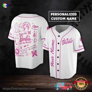 Personalized Custom Name Barbie Baseball Jersey