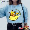 Pikachu Riding Cloud Goku Dragon Balls Z Shirt
