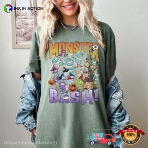 Retro Comfort Colors Disney Monster Bash Halloween Monsters Inc Shirt
