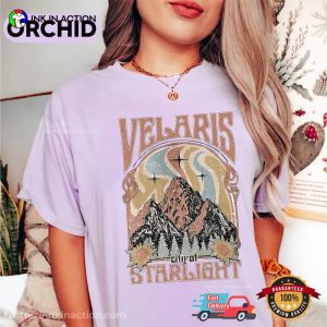 Retro Velaris City Of Starlight Comfort Colors Shirt 2