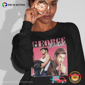 Retro george michael 80s Tee 2