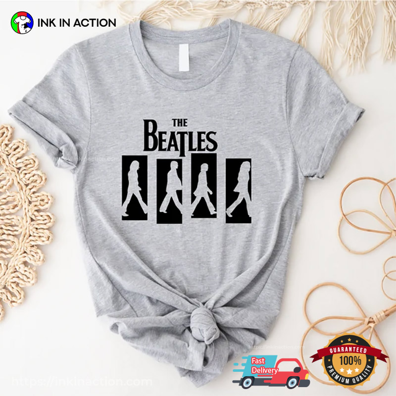 Rock And Roll The Beatles 80s Rock Star Tee - Ink In Action